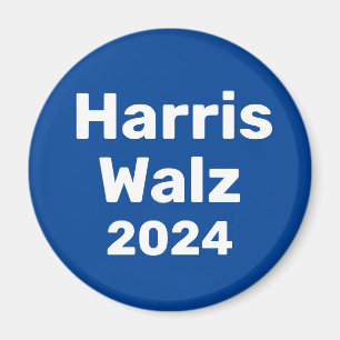 Harris / Walz 2024 Presidenten Kampanj Magnet