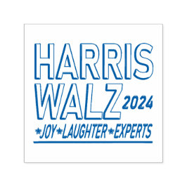 Harris Walz 2024 Presidentval Självfärgande Stämpel