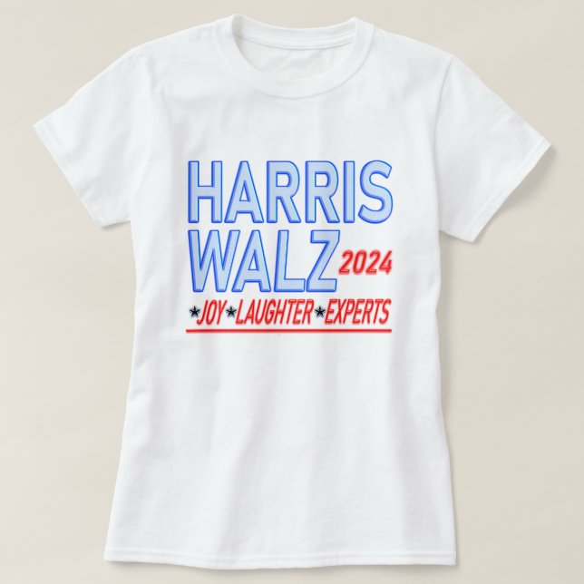 Harris Walz 2024 Presidentval T-Shirt (Design framsida)