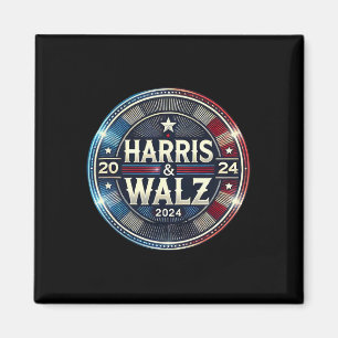 Harris Walz 2024 Presidentvalet T Magnet