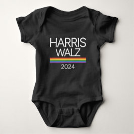 Harris Walz 2024 Rainbow LGBTQ-Pride Flagga T Shirt