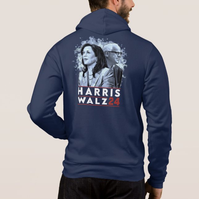 Harris Walz 2024 T Shirt (Baksida)