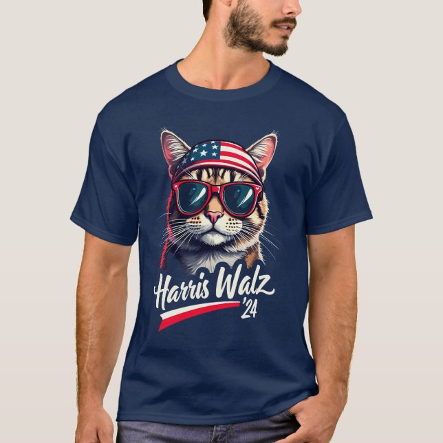 Harris Walz 2024 T Shirt (Framsida)