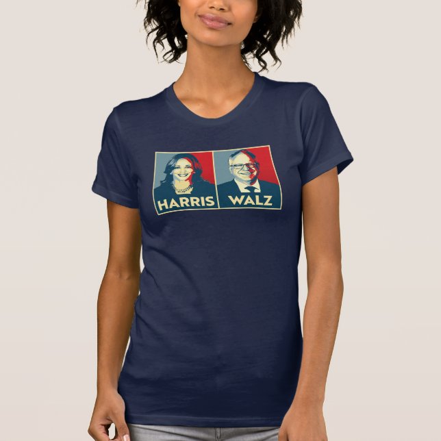 Harris Walz 2024 T Shirt (Framsida)
