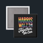 Harris Walz 2024 tillsammans kan vi välja HBT-pers Magnet<br><div class="desc">Harris Walz 2024 Tillsammans kan vi välja HBT Rainbow Democrat Vote Blue</div>