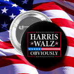 Harris Walz 2024 | Tim Walz Knapp<br><div class="desc">Harris Walz 2024</div>