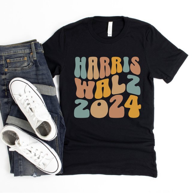 Harris Walz 2024 Trendig Boho-våg Hoodie (Skapare uppladdad)