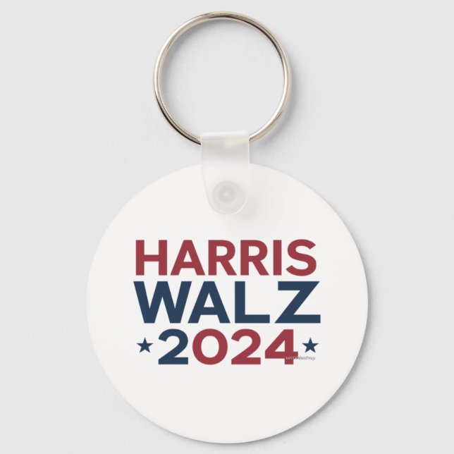 Harris walz 2024 trending Design Nyckelring (Framsida)