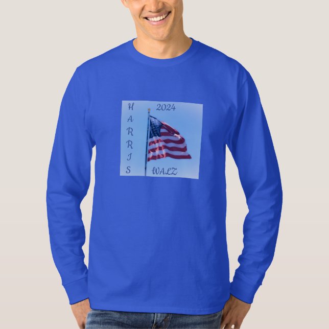 HARRIS/WALZ 2024 Tshirt T Shirt (Framsida)
