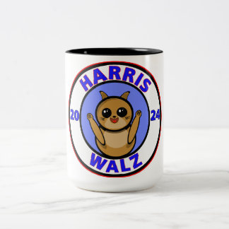 Harris Walz 2024 Två-Tonad Mugg