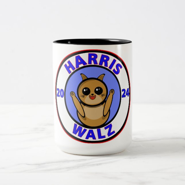 Harris Walz 2024 Två-Tonad Mugg (Center)