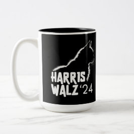 Harris Walz 2024 Två-Tonad Mugg