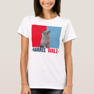 Harris Walz 2024, uppenbarligen Red Blue T Shirt