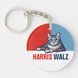 Harris Walz 2024: Uppenbarligen rödblå katt