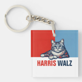 Harris Walz 2024: Uppenbarligen rödblå katt