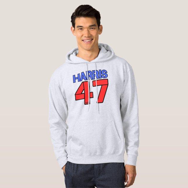 HARRIS-WALZ 2024 USA:S VALDEMOKRATER HOODIE (Hel framsida)
