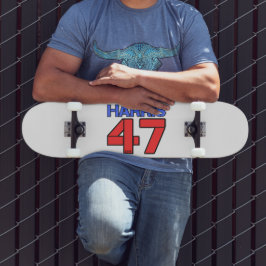 HARRIS-WALZ 2024 USA:S VALDEMOKRATER MINI SKATEBOARD BRÄDA 18,5 CM