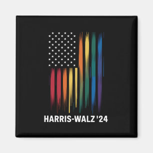 Harris Walz 2024 Val Kamala Tim Waltz HBTQ Magnet