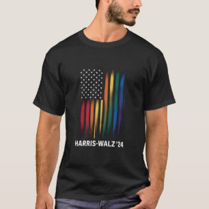 Harris Walz 2024 Val Kamala Tim Waltz HBTQ T Shirt