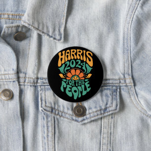 Harris Walz 2024 Val President Kamala Harris Knapp