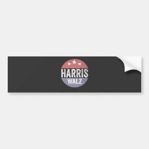 Harris Walz 2024 Valection Kamala Tim Waltz Americ Bildekal