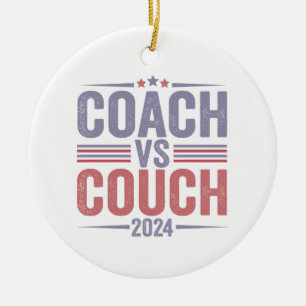 Harris Walz 2024 Valection Kamala Tim Waltz Americ Julgransprydnad Keramik