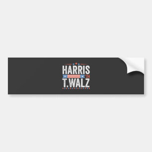 Harris Walz 2024 Valection Kamala Tim Waltz Bildekal