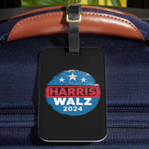 Harris Walz 2024 Valet Kamala Harris Tim Waltz Bagagebricka