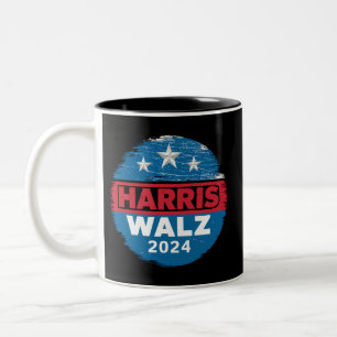 Harris Walz 2024 Valet Kamala Harris Tim Waltz Två-Tonad Mugg