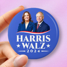 Harris Walz 2024, valfoto kampanj Knapp