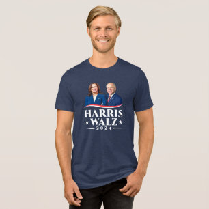 Harris Walz 2024, valfoto kampanj T Shirt