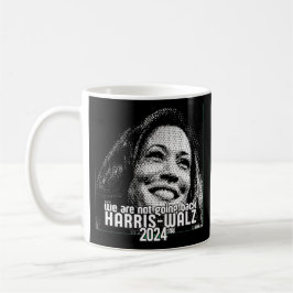 HARRIS-WALZ 2024 VI GÅR INTE TILLBAKA KAFFEMUGG