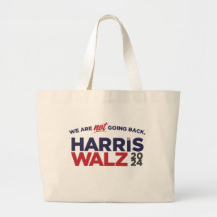Harris/Walz 2024: Vi kommer inte tillbaka! Jumbo Tygkasse