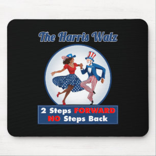 Harris Walz 2024 Waltz Dance 2 STEG framåt, inte B Musmatta