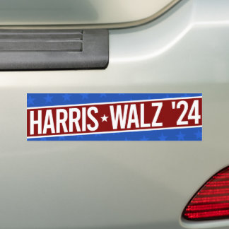 Harris Walz "24 Bildekal