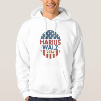 HARRIS WALZ 24 DEMOKRATI 2024 HOODIE