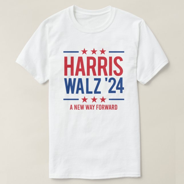 Harris Walz "24 - En ny väg framåt T Shirt (Design framsida)