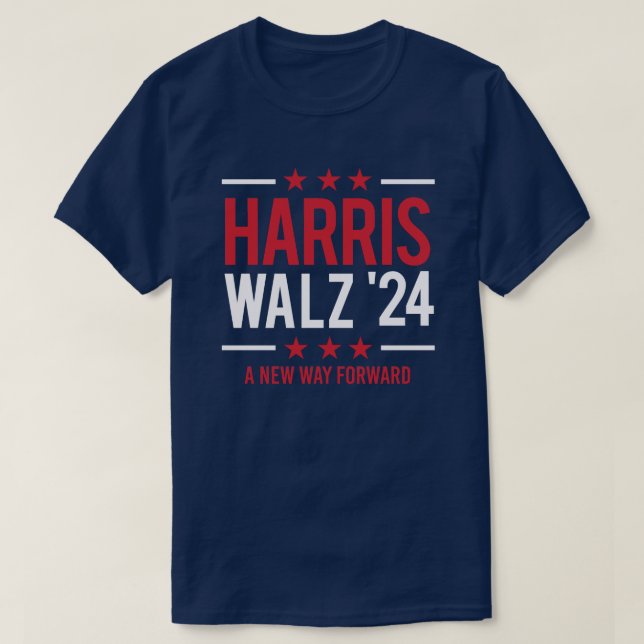 Harris Walz "24 - En ny väg framåt T Shirt (Design framsida)