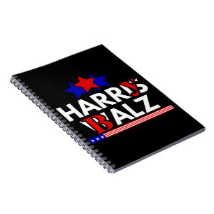 Harris Walz 24 Harry Balz 2024 Meme Demokrater Anteckningsbok