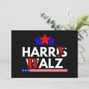 Harris Walz 24 Harry Balz 2024 Meme Demokrater Inbjudningar