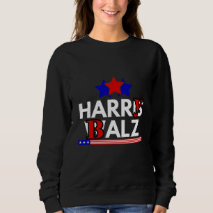 Harris Walz 24 Harry Balz 2024 Meme Demokrater T Shirt