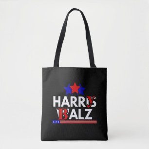 Harris Walz 24 Harry Balz 2024 Meme Demokrater Tygkasse