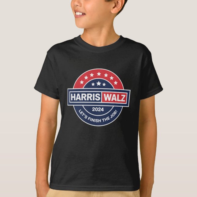 Harris Walz 24 Kamala Harris Fru talman 2024 T Shirt (Framsida)