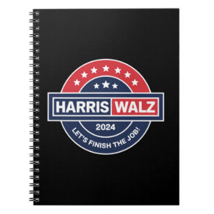 Harris Walz 24 Kamala Harris Madame President 2024 Anteckningsbok