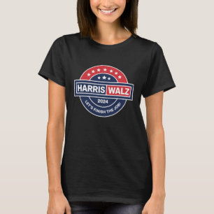 Harris Walz 24 Kamala Harris Madame President 2024 T Shirt