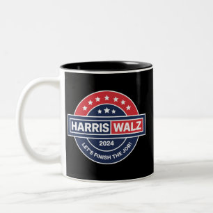 Harris Walz 24 Kamala Harris Madame President 2024 Två-Tonad Mugg