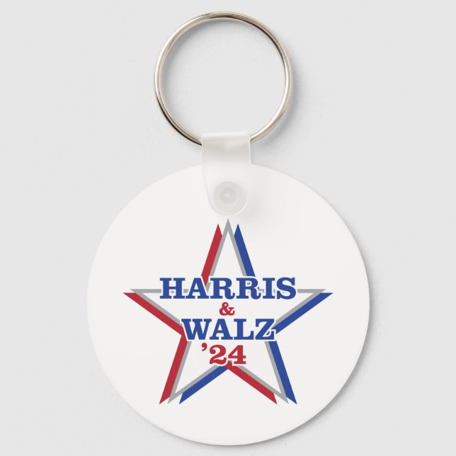HARRIS & WALZ '24-nyckelkedja Nyckelring (Framsida)