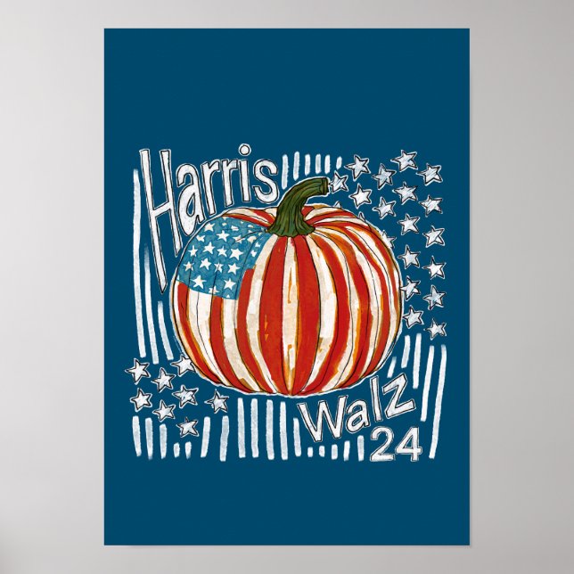 Harris Walz 24 Poster (Framsidan)