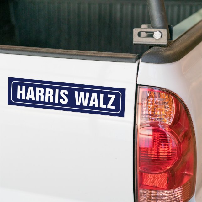 Harris-Walz Bildekal (På lastbil)