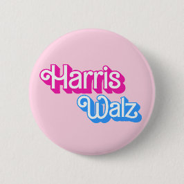 Harris Walz Button Knapp
